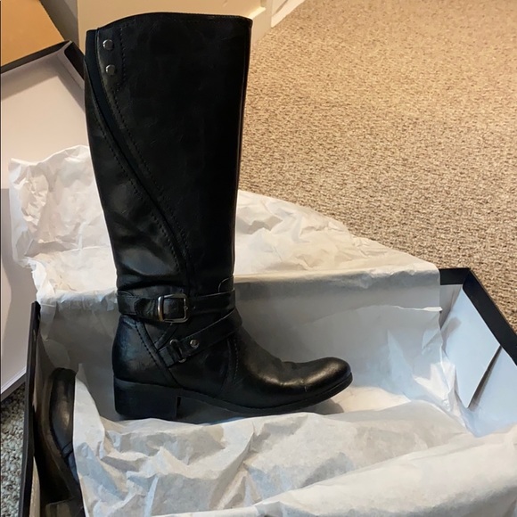 black riding boots macys